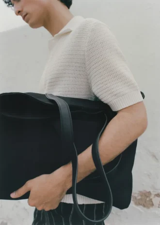 Bavlněná taška s přední kapsou