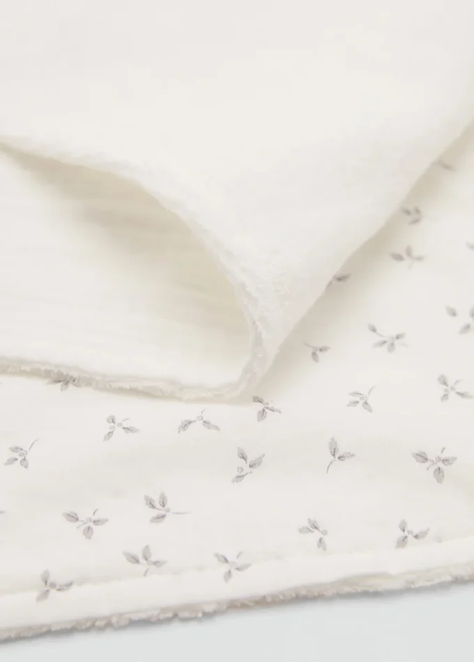 Bavlněný šátek s potiskem mini květin Bavlněný šátek s potiskem mini květin