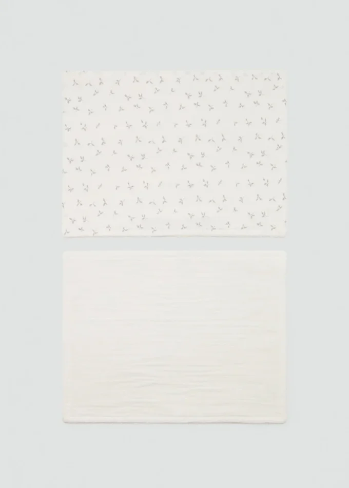 Bavlněný šátek s potiskem mini květin Bavlněný šátek s potiskem mini květin