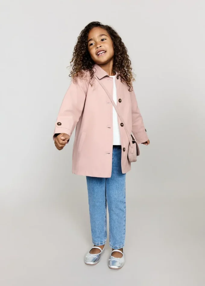 Bavlněný trenčkot s knoflíky Bavlněný trenčkot s knoflíky