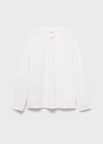 Bavlněné tričko na knoflíky