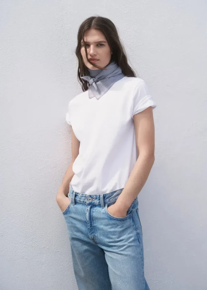 Bavlněné tričko s krátkým rukávem Bavlněné tričko s krátkým rukávem