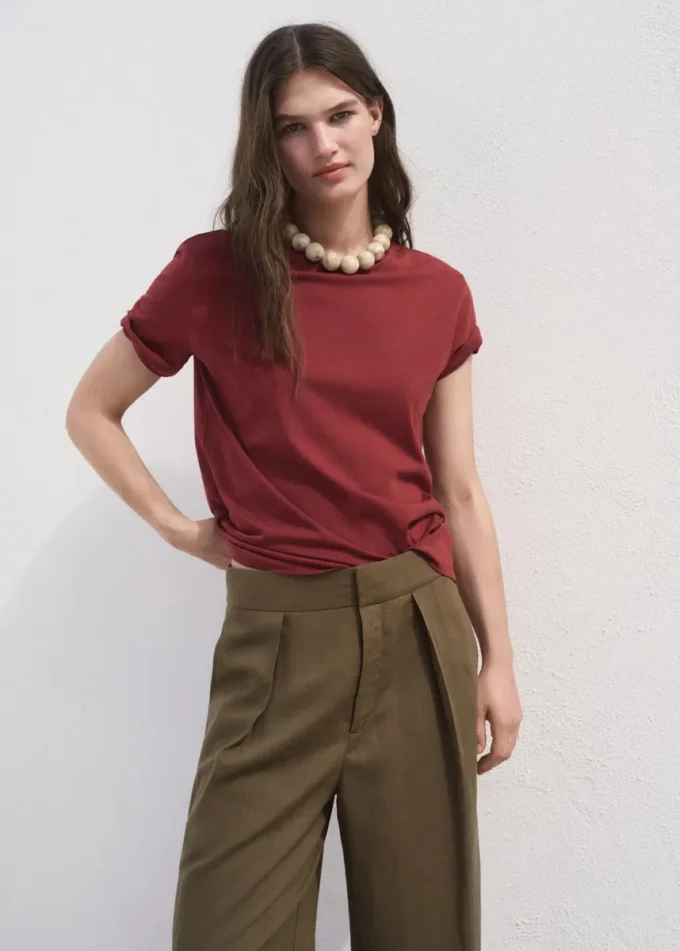 Bavlněné tričko s krátkým rukávem Bavlněné tričko s krátkým rukávem