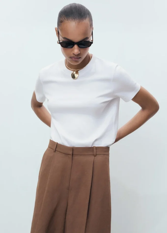 Bavlněné tričko s krátkým rukávem Bavlněné tričko s krátkým rukávem