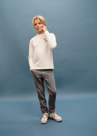 Bavlněné tričko s reliéfním potiskem