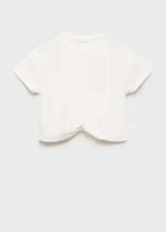 Bavlněné tričko s uzlem