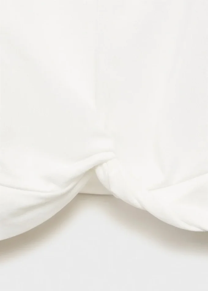 Bavlněné tričko s uzlem