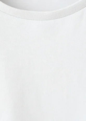 Bavlněné tričko s volánky