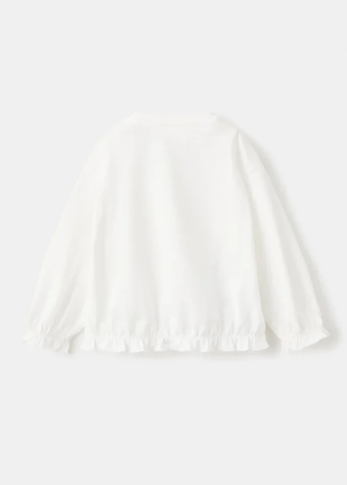 Bavlněné tričko s vyšívaným lvem Bavlněné tričko s vyšívaným lvem