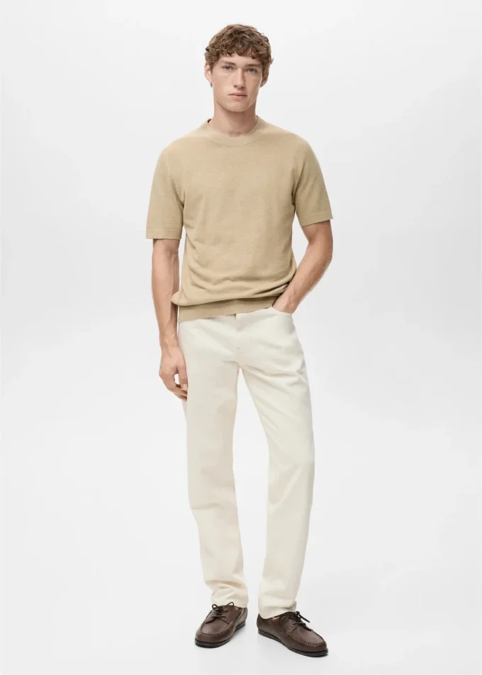 Bavlněné tričko z jemného úpletu