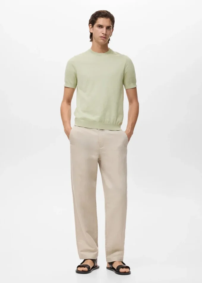 Bavlněné tričko z jemného úpletu Bavlněné tričko z jemného úpletu