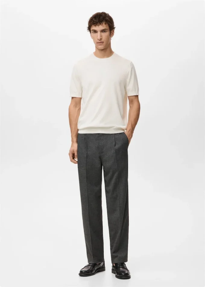 Bavlněné tričko z jemného úpletu Bavlněné tričko z jemného úpletu