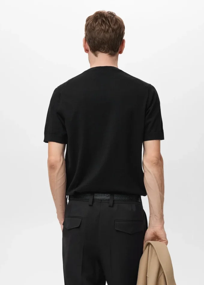 Bavlněné tričko z jemného úpletu Bavlněné tričko z jemného úpletu