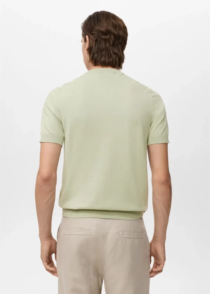 Bavlněné tričko z jemného úpletu Bavlněné tričko z jemného úpletu