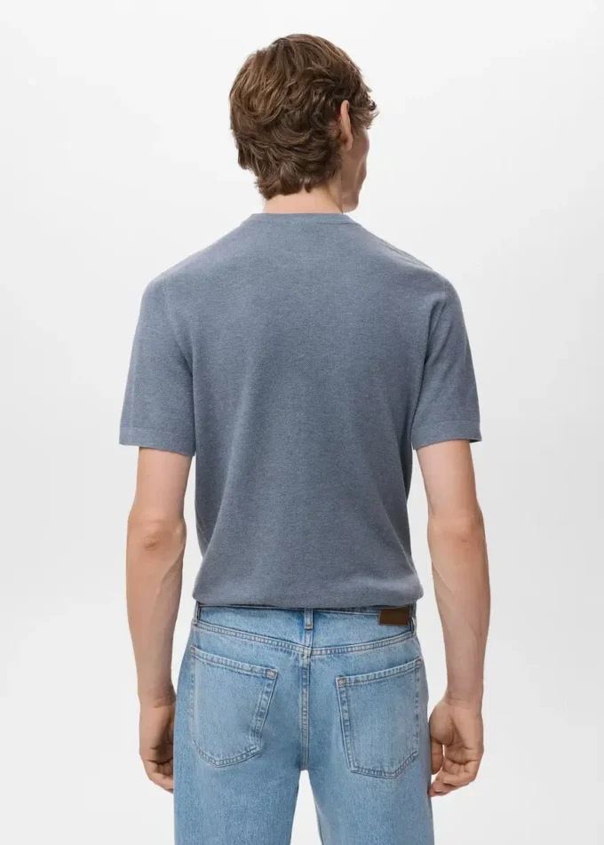 Bavlněné tričko z jemného úpletu Bavlněné tričko z jemného úpletu