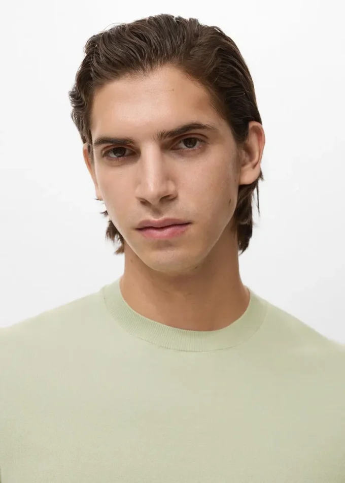 Bavlněné tričko z jemného úpletu Bavlněné tričko z jemného úpletu