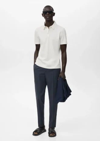 Bavlněné zúžené kalhoty