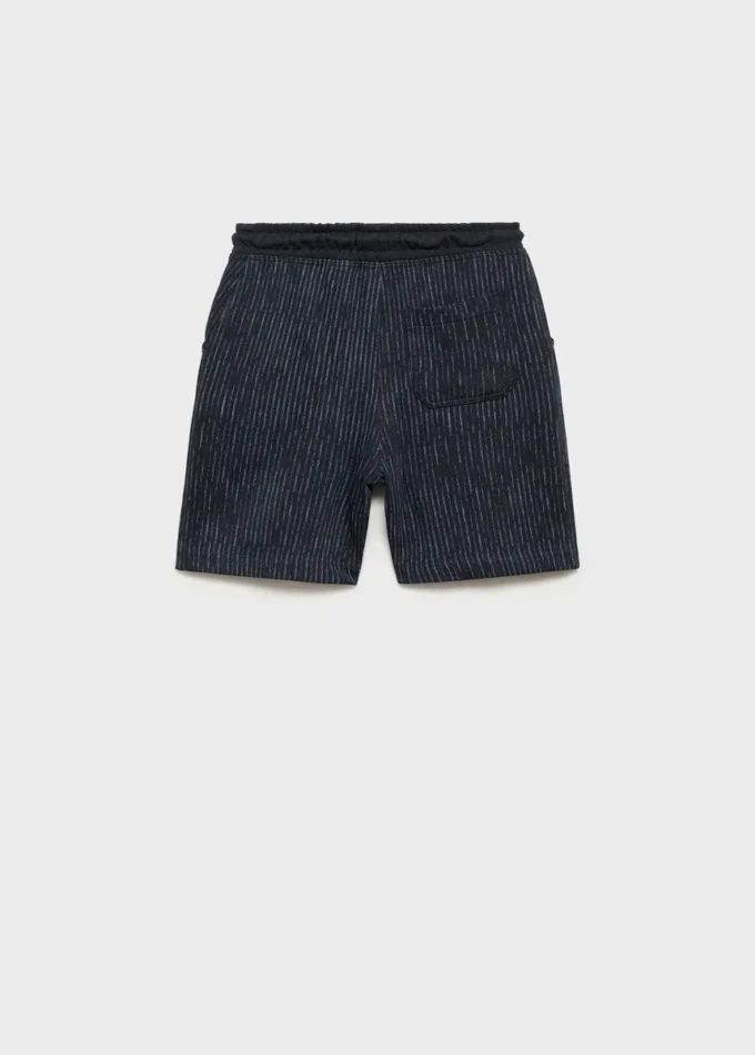 Bermudové šortky z potištěné bavlny Bermudové šortky z potištěné bavlny