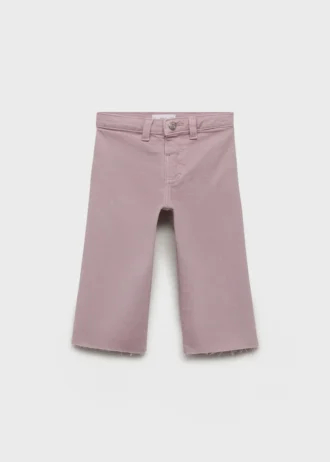 Bezešvé džíny s roztřepeným lemem