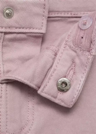 Bezešvé džíny s roztřepeným lemem