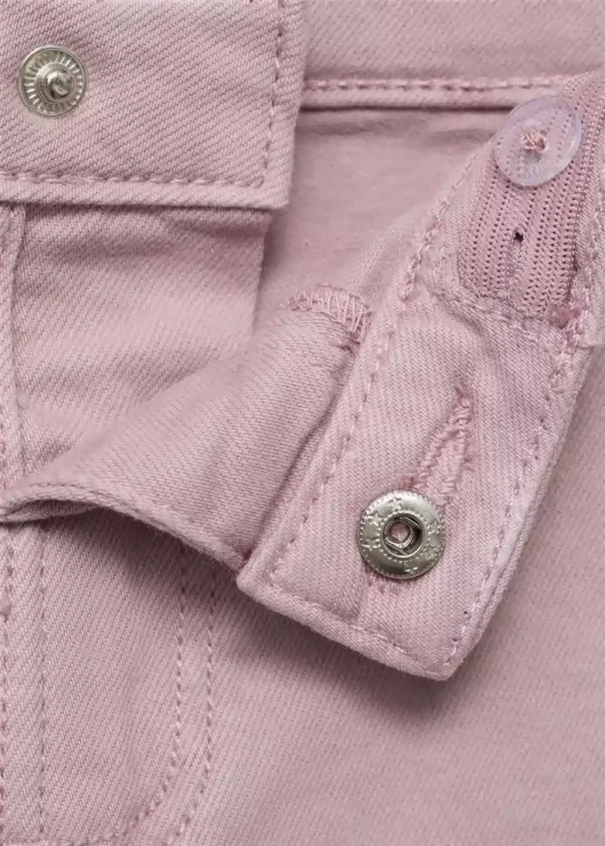 Bezešvé džíny s roztřepeným lemem