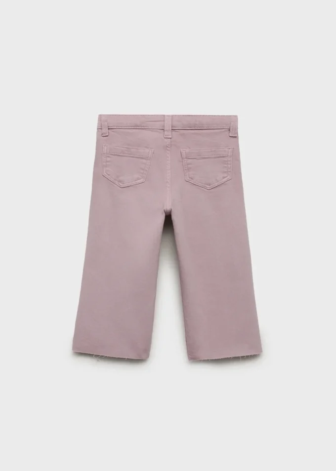 Bezešvé džíny s roztřepeným lemem