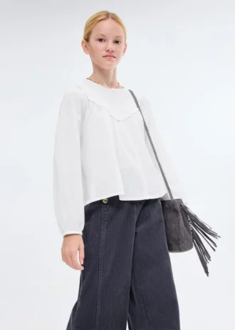 Blůza s krajkovými detaily