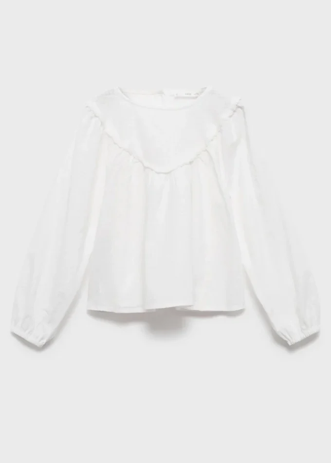 Blůza s krajkovými detaily Blůza s krajkovými detaily