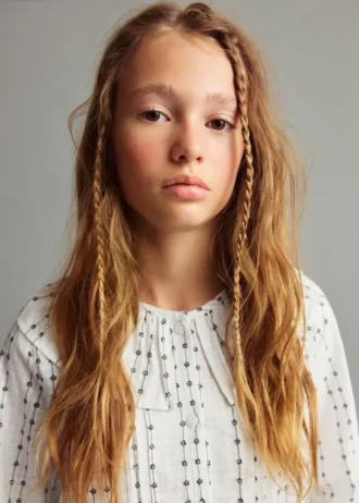 Blůza s límečkem babydoll