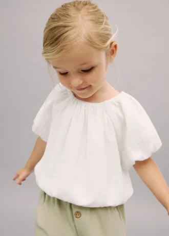 Blůza s nafouknutými rukávy