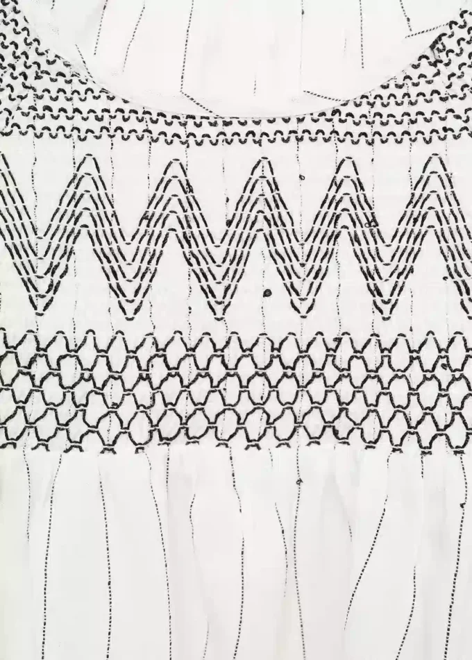 Blůza s vyšívanými detaily Blůza s vyšívanými detaily