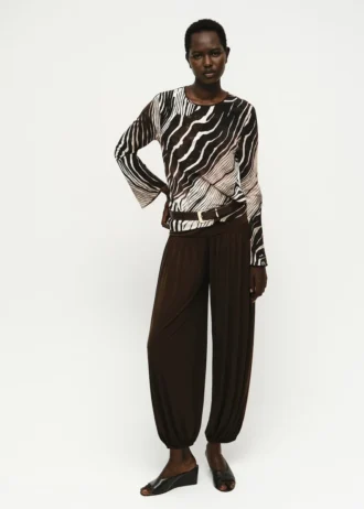 Blůza se zebrovým potiskem