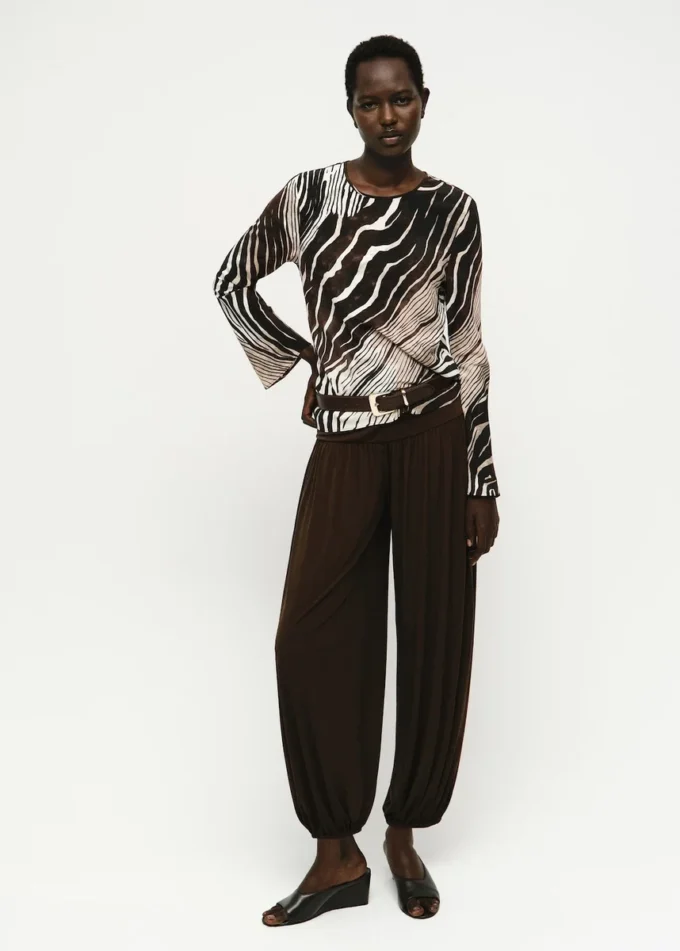 Blůza se zebrovým potiskem Blůza se zebrovým potiskem