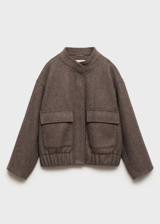 Bomberová bunda s kapsami Bomberová bunda s kapsami