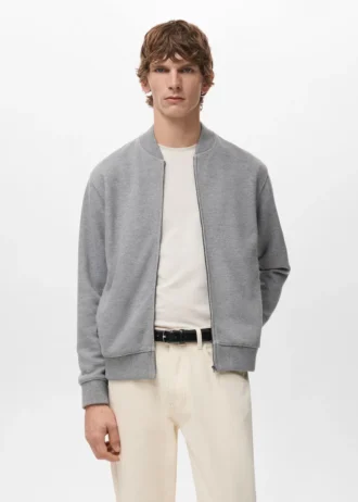 Bomberová mikina se zipem