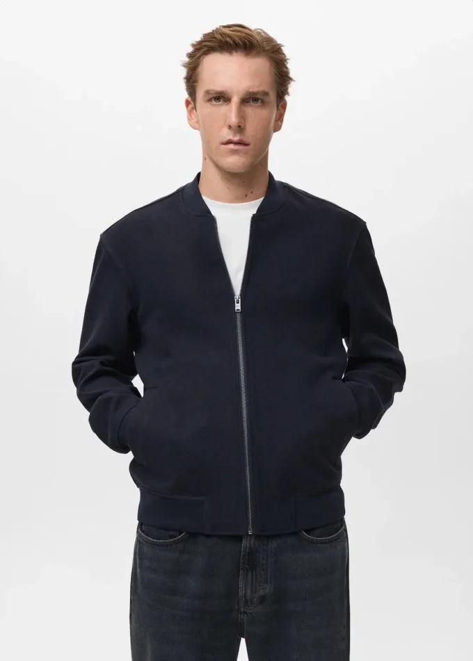 Bomberová mikina se zipem Bomberová mikina se zipem