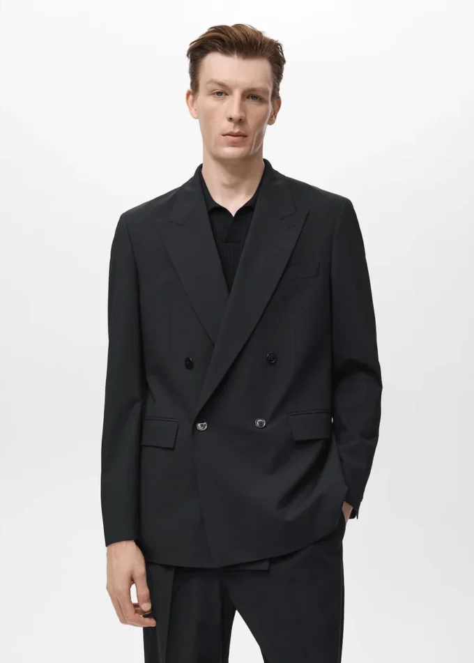 Boston regular-fit dvouřadový sako Boston regular-fit dvouřadový sako