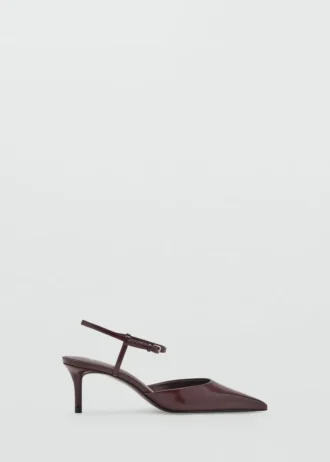 Boty na nízkém podpatku s páskem kolem kotníku