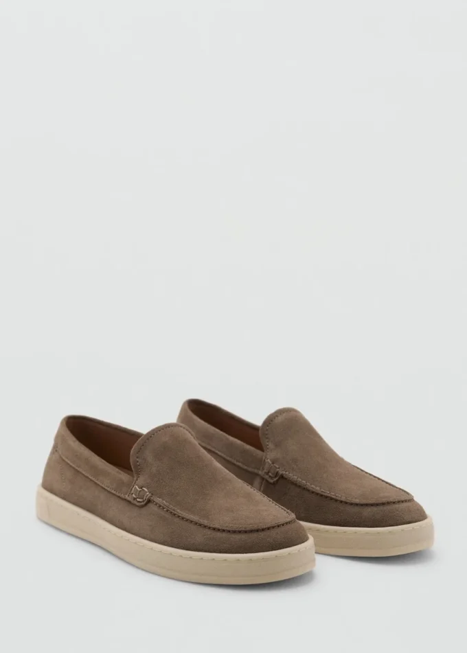 Boty z dělené kůže