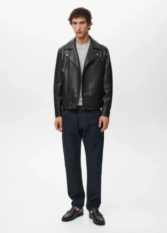 Bunda z umělé kůže