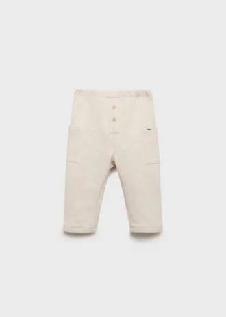 Cargo joggingové kalhoty s knoflíky