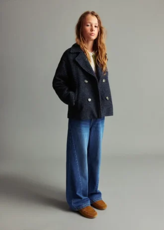 Culotte džíny s detailem švů