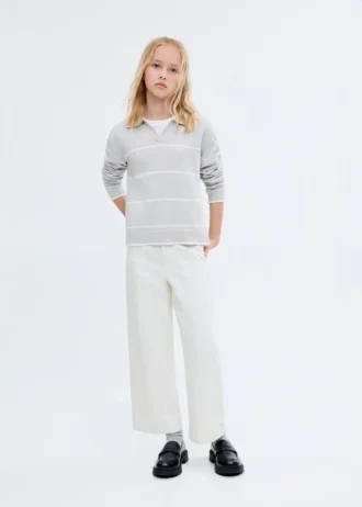 Culotte džíny s detailem švů