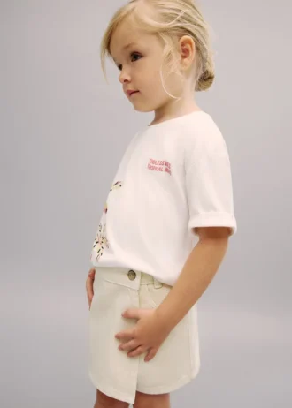 Denimová sukně s volánky