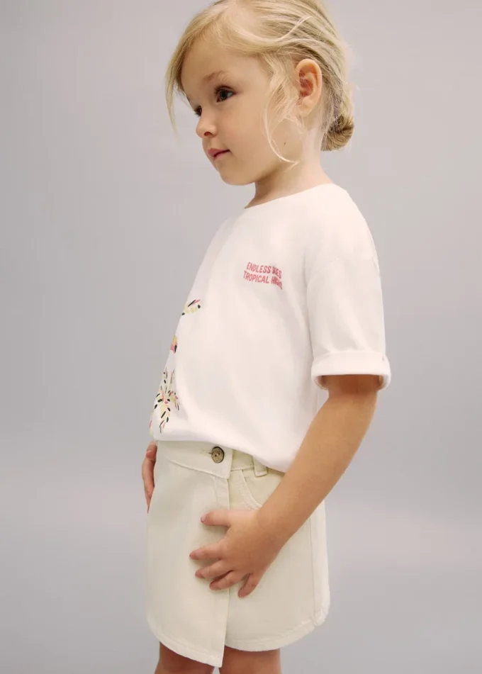 Denimová sukně s volánky Denimová sukně s volánky