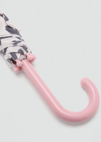 Deštník s leopardím potiskem a ušima