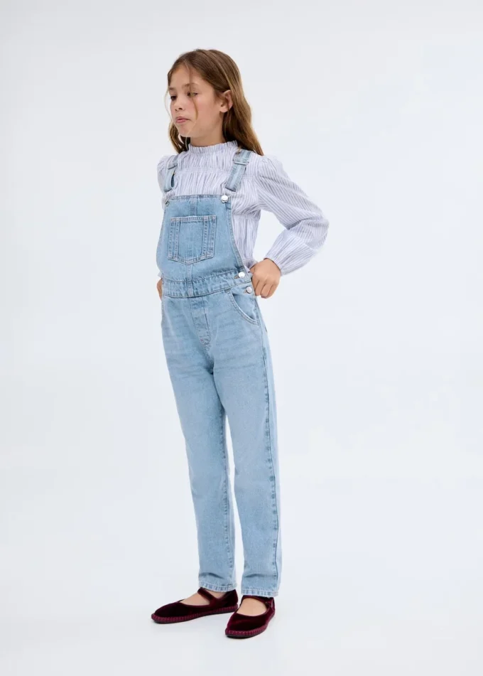 Dlouhé džínové montérky Dlouhé džínové montérky