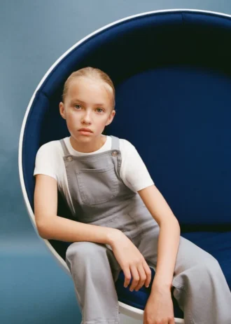 Dlouhý džínový overal