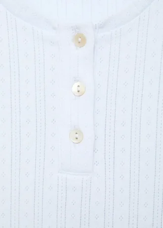 Dlouhé žebrované pyžamo