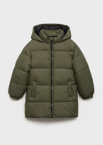 Dlouhý kabát s vycpanou podšívkou